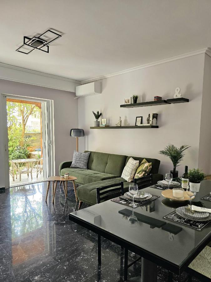 Modern Garden View Apt In Voula, Athens - Luxe 외부 사진